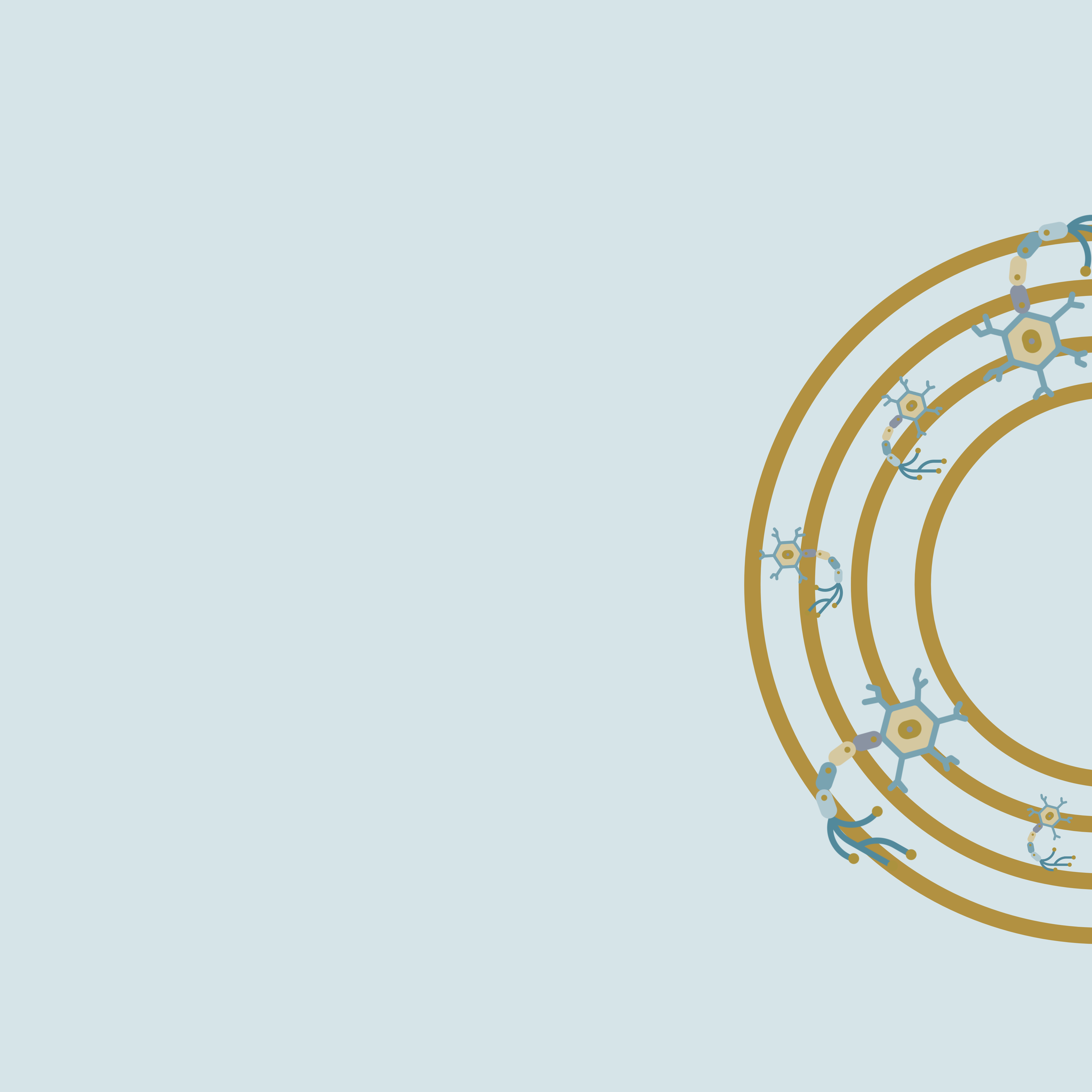 Infographic showing the magnetic field of an rTMS machine